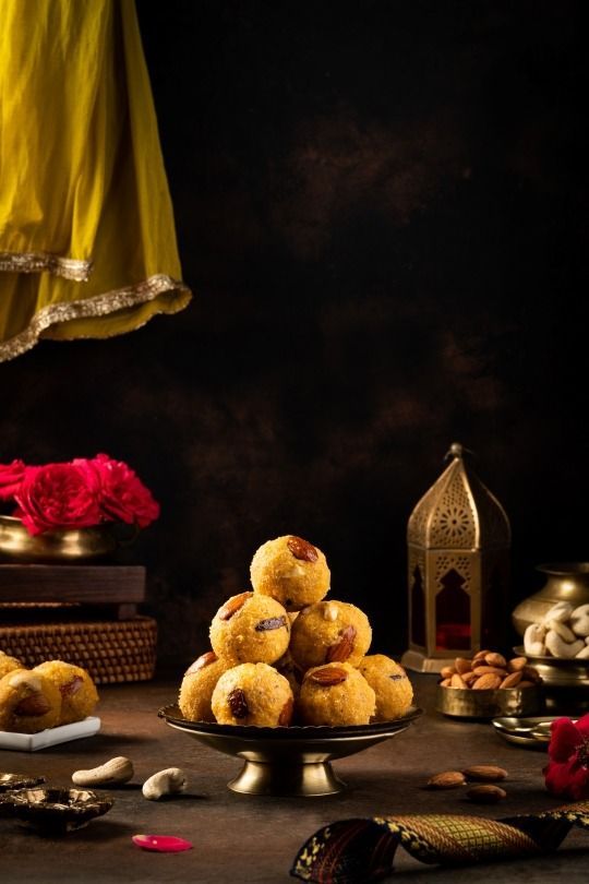 Ladoos by lamplight